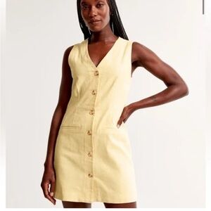 Abercrombie Linen Button Up Dress